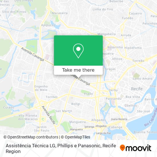 Assistência Técnica LG, Phillips e Panasonic map