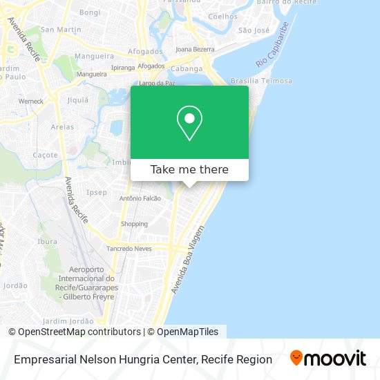 Empresarial Nelson Hungria Center map