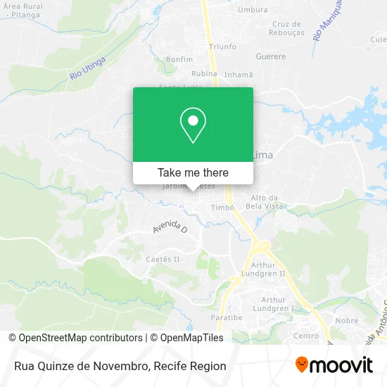 Rua Quinze de Novembro map