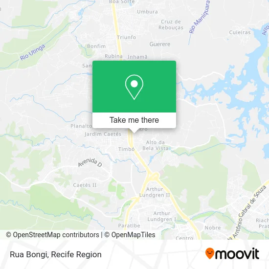 Rua Bongi map