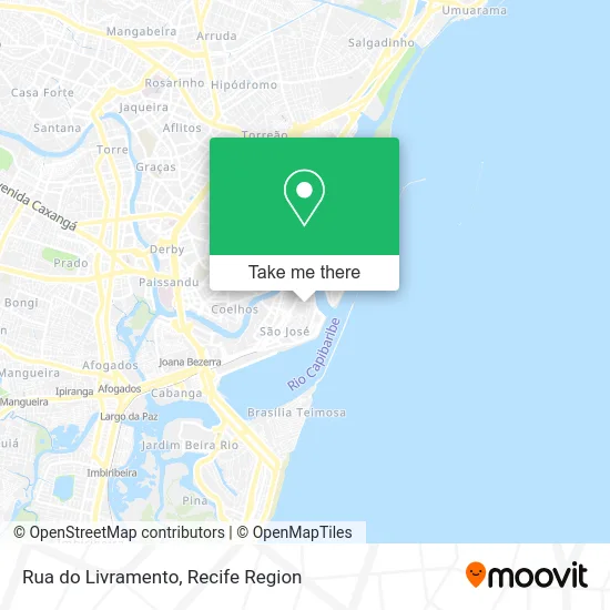 Rua do Livramento map