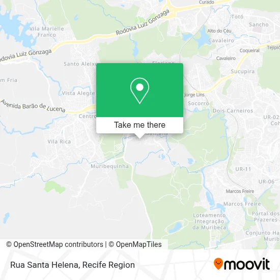 Rua Santa Helena map