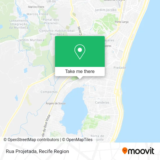Rua Projetada map