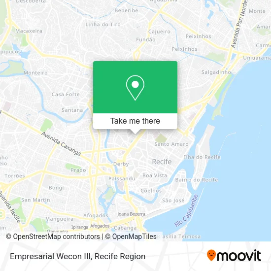 Empresarial Wecon III map