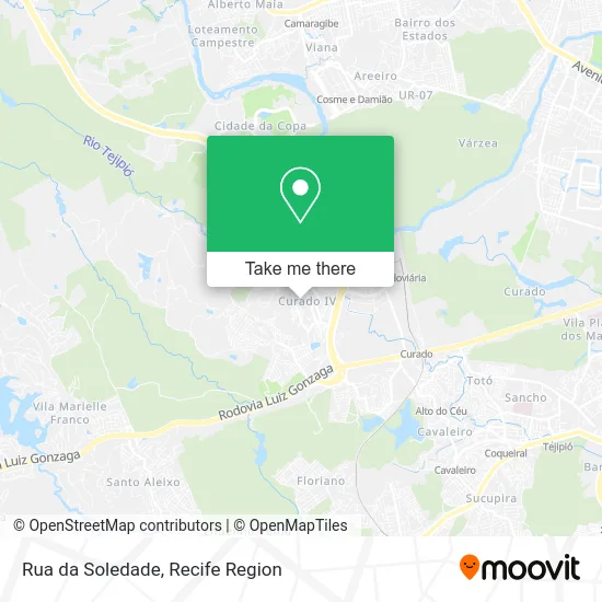 Rua da Soledade map