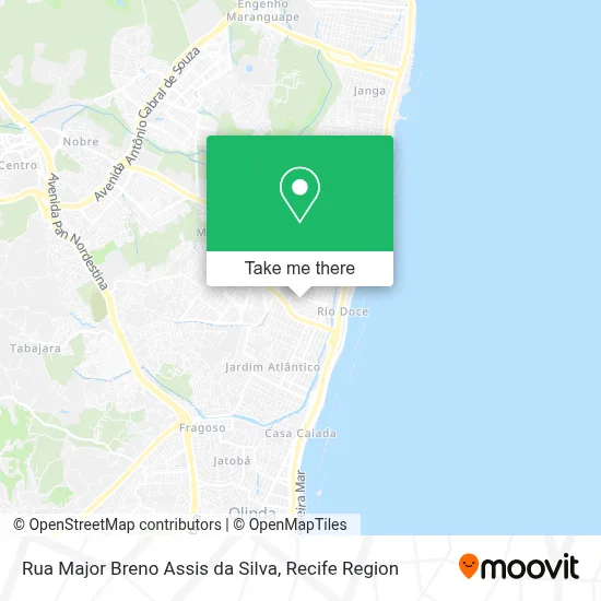Rua Major Breno Assis da Silva map