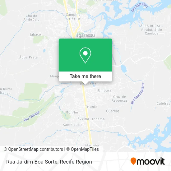 Rua Jardim Boa Sorte map
