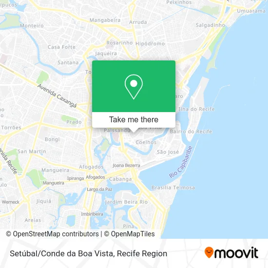 Setúbal/Conde da Boa Vista map