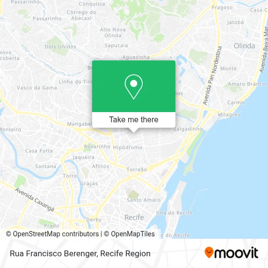 Rua Francisco Berenger map