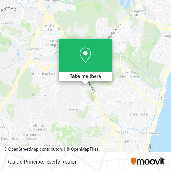 Rua do Príncipe map