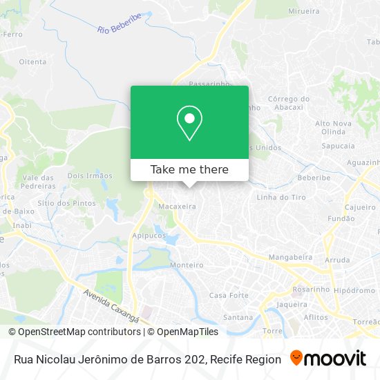 Rua Nicolau Jerônimo de Barros 202 map