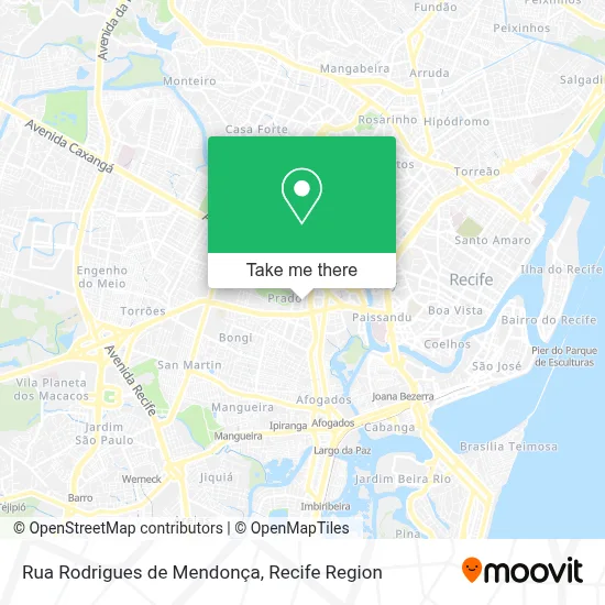 Rua Rodrigues de Mendonça map