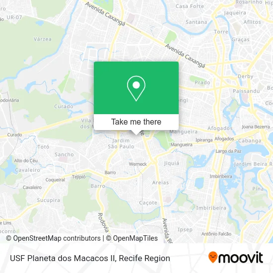 USF Planeta dos Macacos II map