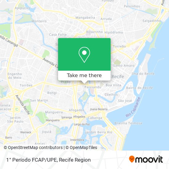 1° Período FCAP/UPE map