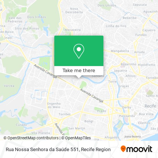Rua Nossa Senhora da Saúde 551 map