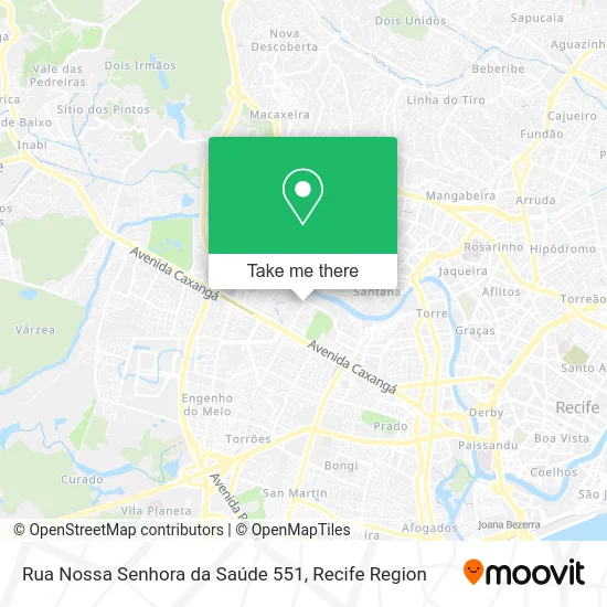 Rua Nossa Senhora da Saúde 551 map