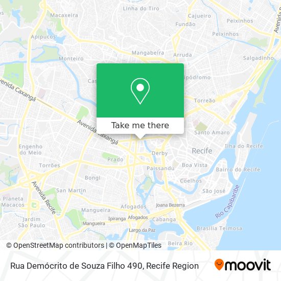 Mapa Rua Demócrito de Souza Filho 490