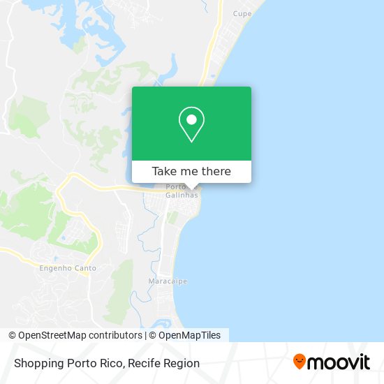 Shopping Porto Rico map