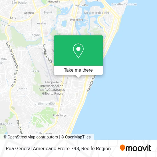 Rua General Americano Freire 798 map