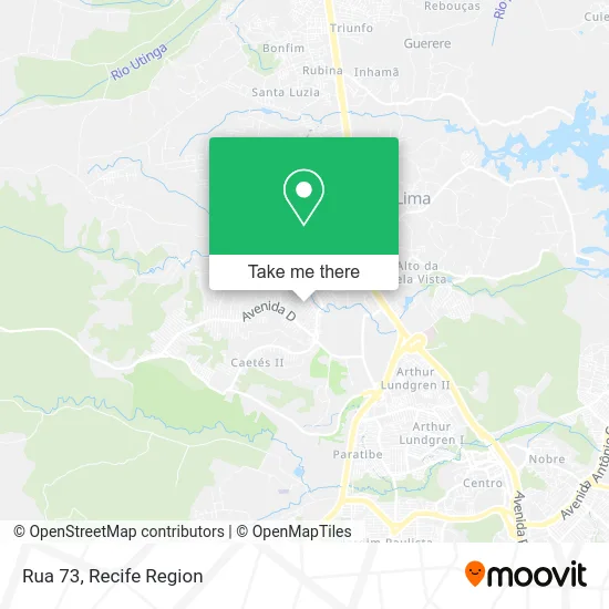 Rua 73 map