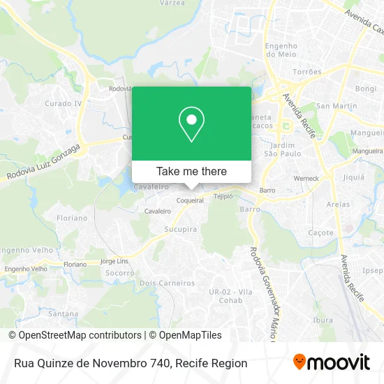 Rua Quinze de Novembro 740 map