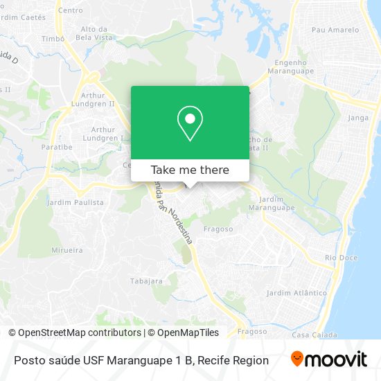 Posto saúde USF Maranguape 1 B map