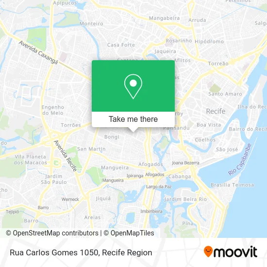 Rua Carlos Gomes 1050 map