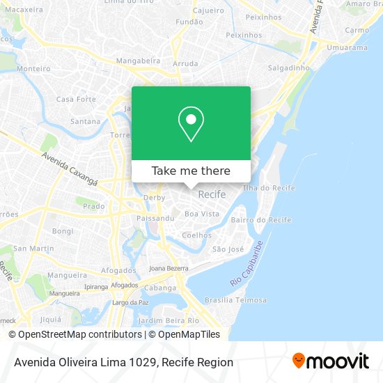 Avenida Oliveira Lima 1029 map