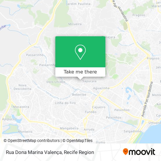 Rua Dona Marina Valença map