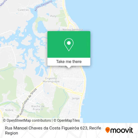 Rua Manoel Chaves da Costa Figueirôa 623 map