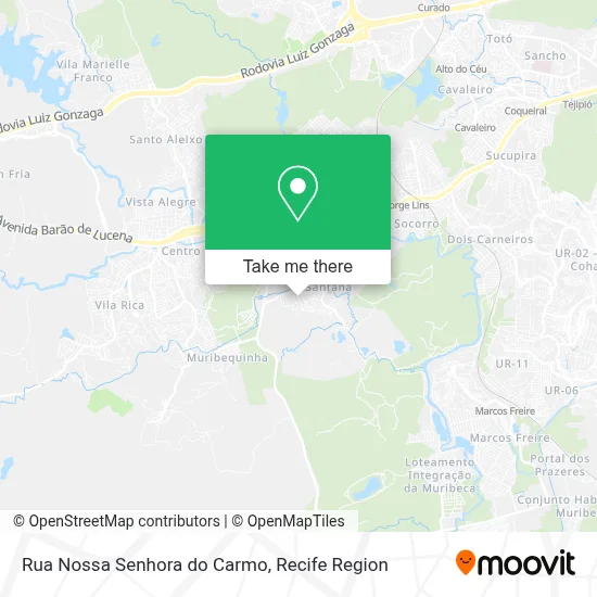 Rua Nossa Senhora do Carmo map
