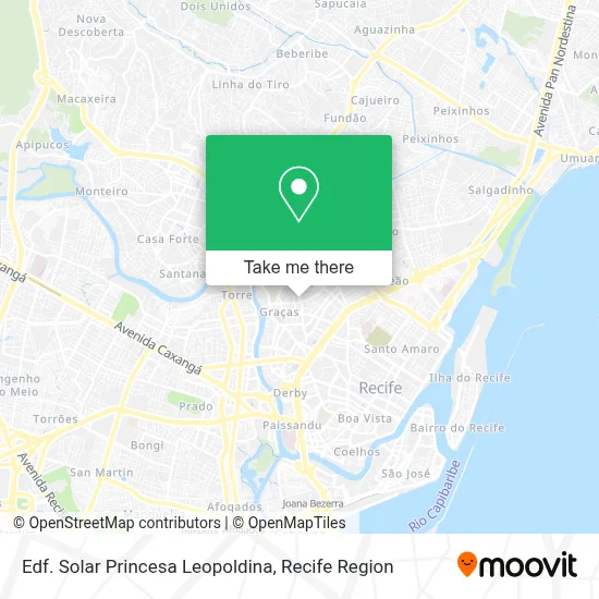 Edf. Solar Princesa Leopoldina map
