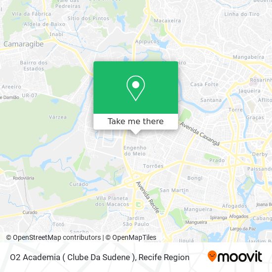 O2 Academia ( Clube Da Sudene ) map