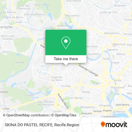 SKINA DO PASTEL RECIFE map