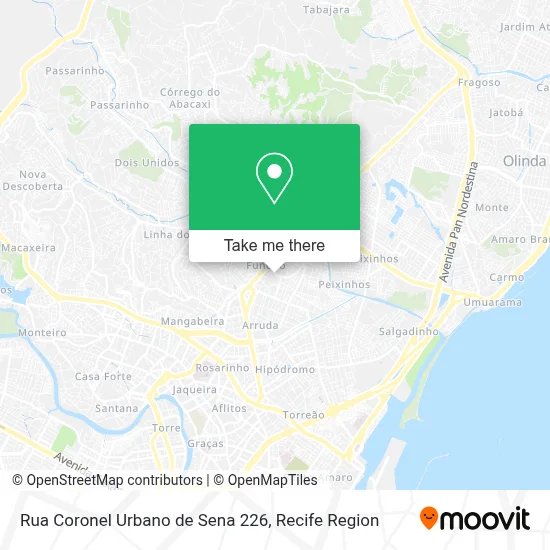 Rua Coronel Urbano de Sena 226 map