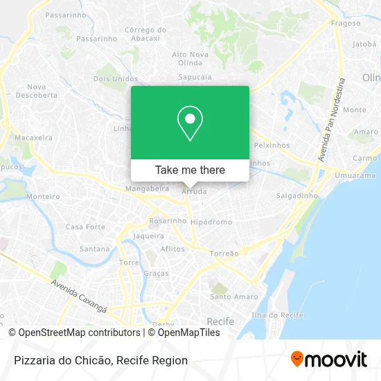 Pizzaria do Chicão map