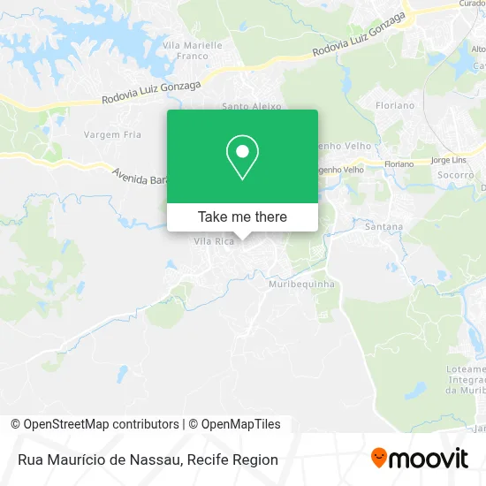 Rua Maurício de Nassau map