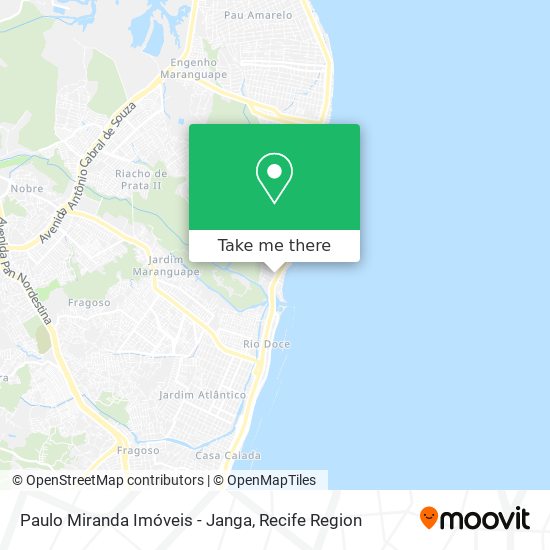 Paulo Miranda Imóveis - Janga map