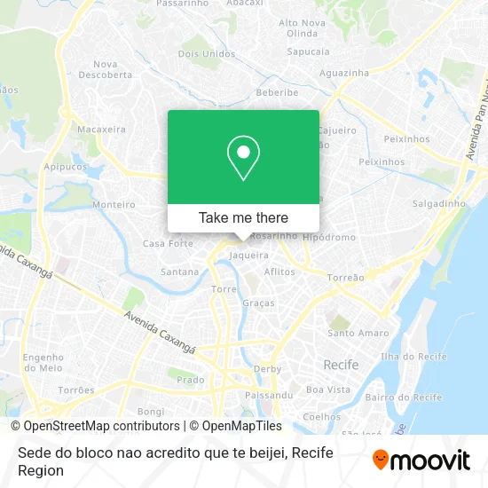 Sede do bloco nao acredito que te beijei map