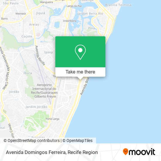 Avenida Domingos Ferreira map