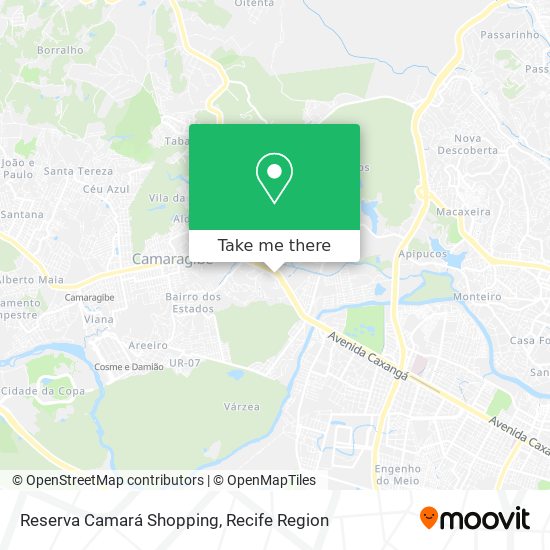 Reserva Camará Shopping map