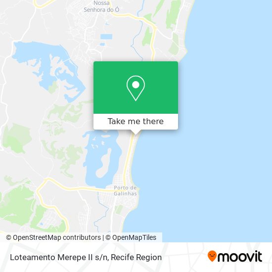 Loteamento Merepe II s/n map