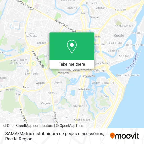 SAMA / Matrix distribuidora de peças e acessórios map