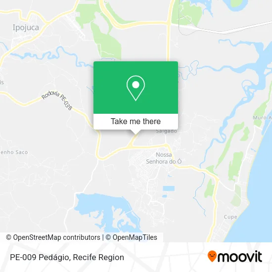 PE-009 Pedágio map