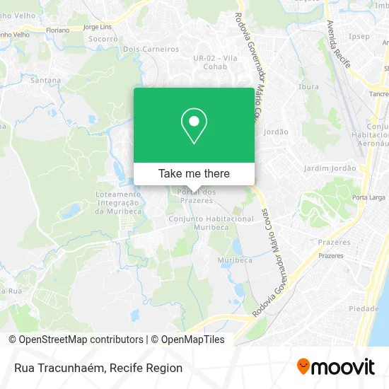 Rua Tracunhaém map
