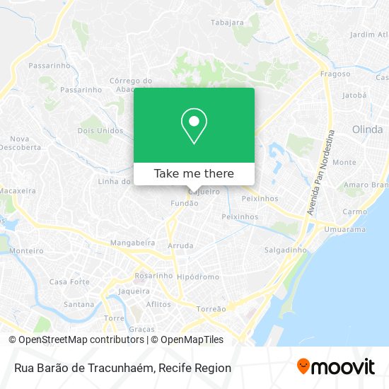 Rua Barão de Tracunhaém map