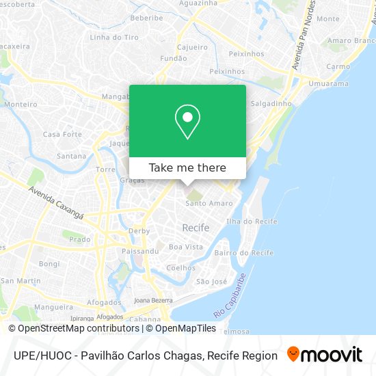 Mapa UPE / HUOC - Pavilhão Carlos Chagas