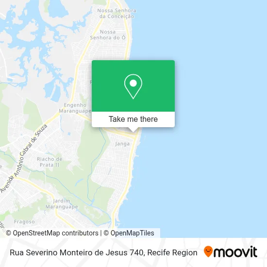Rua Severino Monteiro de Jesus 740 map