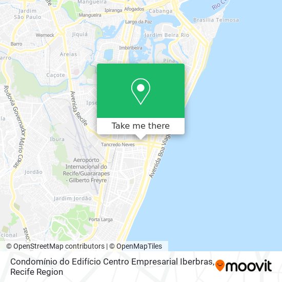 Mapa Condomínio do Edifício Centro Empresarial Iberbras