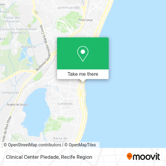 Clinical Center Piedade map